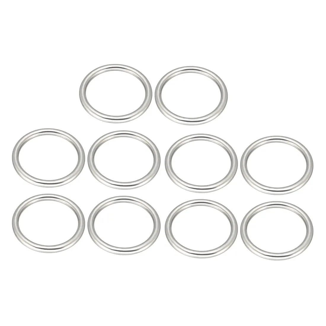 uxcell 10 Pcs Multi-Purpose Metal O Ring Buckle Welded 50mm x 40mm x 5mm for Hardware Bags Ring Hand DIY Accessories
uxcell 10 Pcs Multi-Purpose Metal O Ring Buckle Welded 50mm x 40mm x 5mm for Hardware Bags Ring Hand DIY Accessories