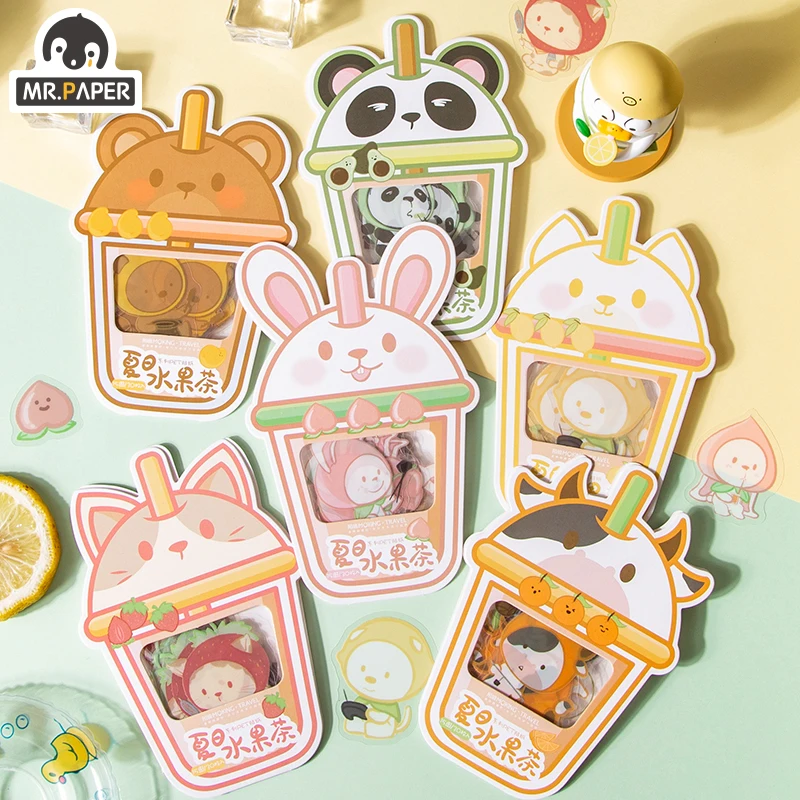 Mr.Paper 6 Kinds Of Design Summer Fruit Tea Series Original Illustration PET Sticker Mini Sticker Decoration DIY Pocket Sticker
Mr.Paper 6 Kinds Of Design Summer Fruit Tea Series Original Illustration PET Sticker Mini Sticker Decoration DIY Pocket Sticker