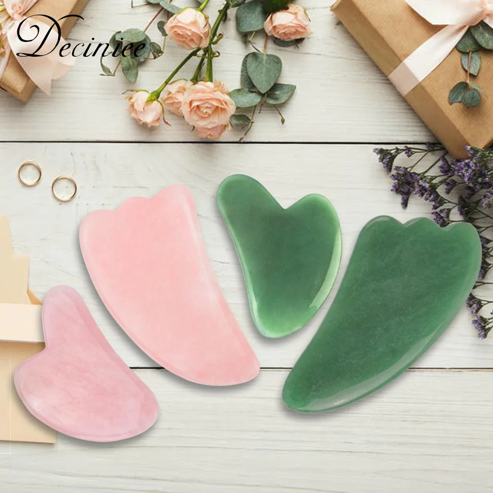 Rose Natural Jade Stone Gua sha Board Face Massagr Scraper Massage Quartz Gua sha Plate Pressure Therapy For Face Neck Body Back
Rose Natural Jade Stone Gua sha Board Face Massagr Scraper Massage Quartz Gua sha Plate Pressure Therapy For Face Neck Body Back