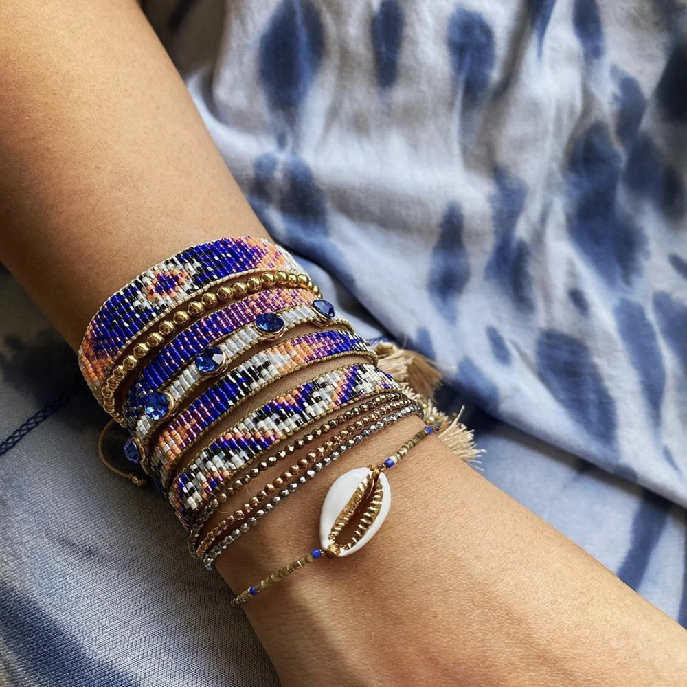 BLUESTAR Geimetric Pattern Bracelets MIYUKI Bead Bracelets For Women Jewelry Handmade Shell Jewellery 2021
BLUESTAR Geimetric Pattern Bracelets MIYUKI Bead Bracelets For Women Jewelry Handmade Shell Jewellery 2021