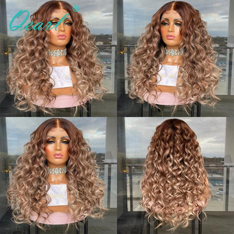 Lace Front Human Hair Wigs Loose Curly Frontal Wig Ash Brown Blonde Colored Women"s Hairs 13x6 Brazilian Remy Hair 180% Qearl
Lace Front Human Hair Wigs Loose Curly Frontal Wig Ash Brown Blonde Colored Women"s Hairs 13x6 Brazilian Remy Hair 180% Qearl