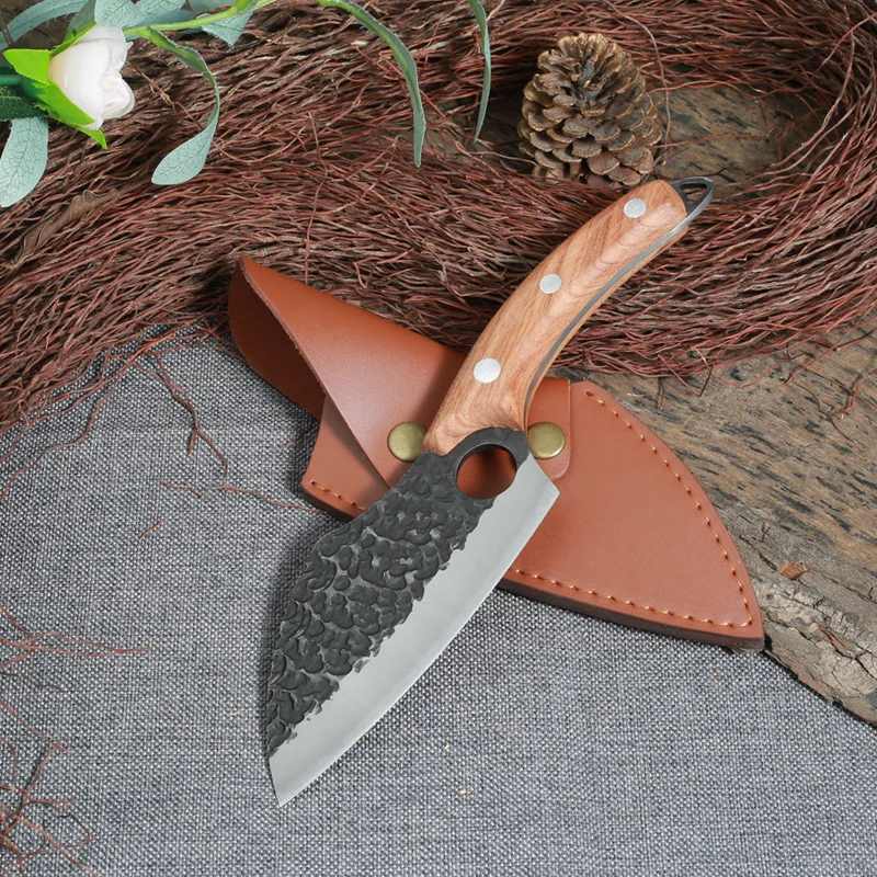 Kitchen Items Utility Knife Retro Forged Chef's Knife Chop and Cut Dual-purpose Knife Boning Slicing Knife Slicing Knife
Kitchen Items Utility Knife Retro Forged Chef's Knife Chop and Cut Dual-purpose Knife Boning Slicing Knife Slicing Knife