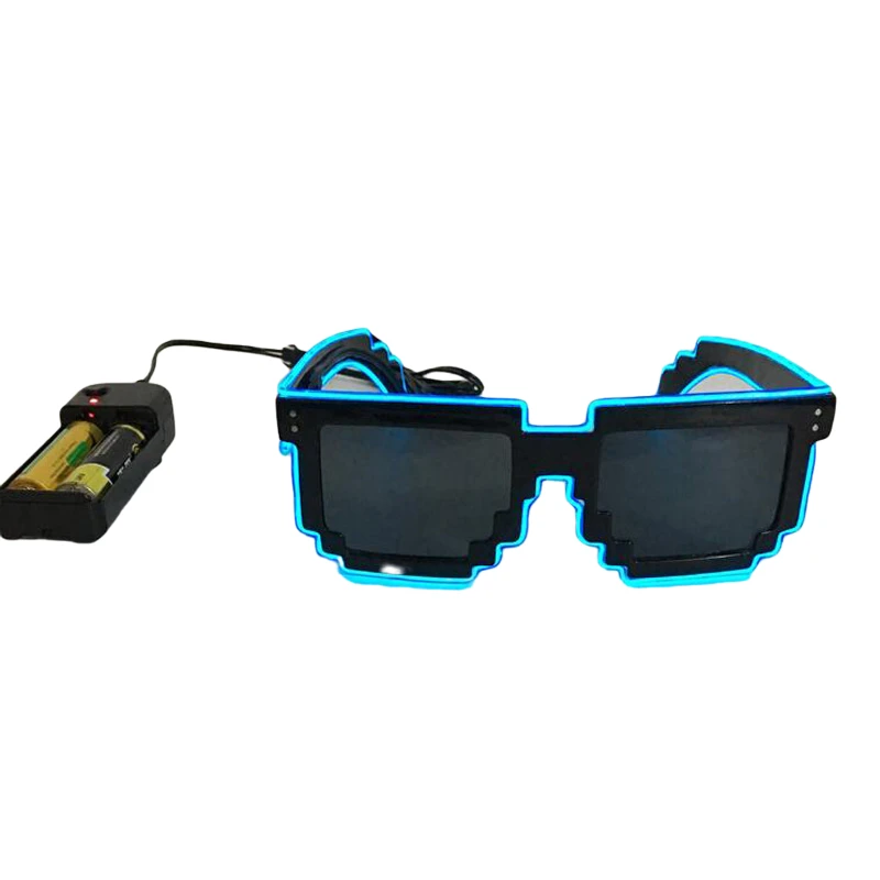 Glowing Light Up Show Sunglasses Unnisex Halloween Gifts Fashion Sound Activated Switch El Glasses Flashing Glasses For Party
Glowing Light Up Show Sunglasses Unnisex Halloween Gifts Fashion Sound Activated Switch El Glasses Flashing Glasses For Party