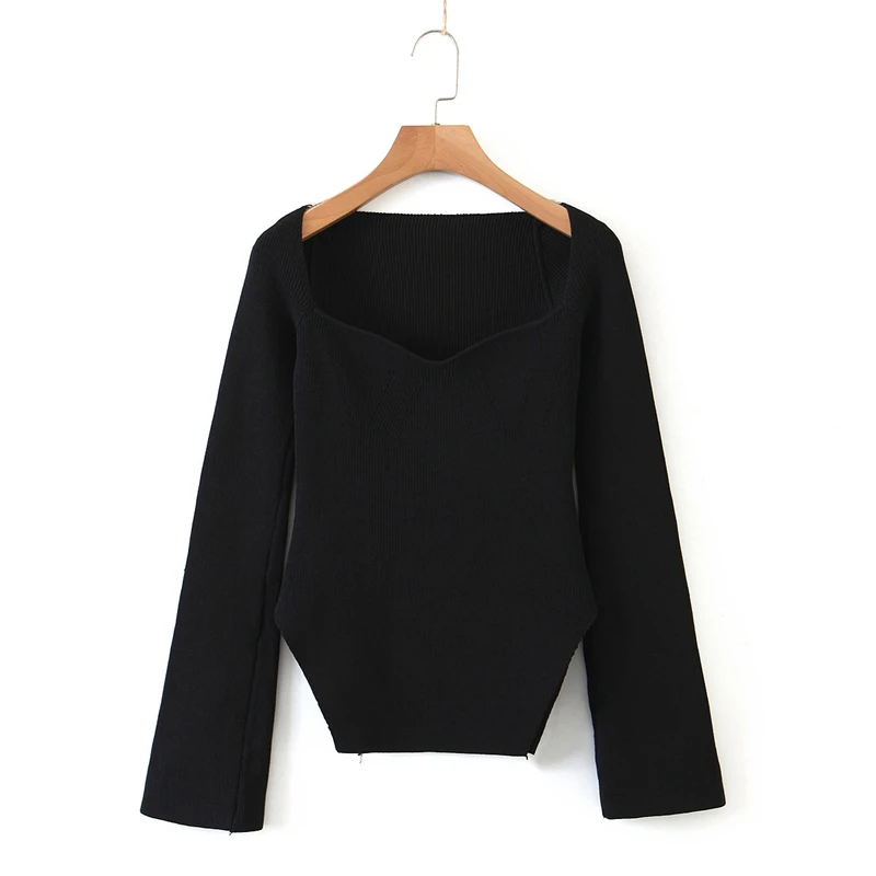 Zoulv 2021 Cashmere Square Collar Knitted Pullover Sweater High Quality Jumper Fall 2021 Women Sexy Slim Sweater
Zoulv 2021 Cashmere Square Collar Knitted Pullover Sweater High Quality Jumper Fall 2021 Women Sexy Slim Sweater