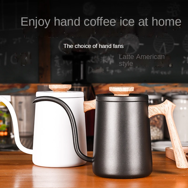600ml MOJEA 304 Stainless Steel Coffee Maker Hand Coffee Tea Pots With Thermometer Wooden Handle Thickened Thin Long Mouth
600ml MOJEA 304 Stainless Steel Coffee Maker Hand Coffee Tea Pots With Thermometer Wooden Handle Thickened Thin Long Mouth
