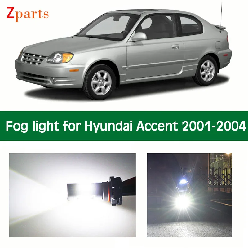 1 Pair Car LED Fog Light For Hyundai Accent 2001 - 2004 Auto Foglamp Bulb White Lighting 12V 6000K Car Lamps Car Accessories
1 Pair Car LED Fog Light For Hyundai Accent 2001 - 2004 Auto Foglamp Bulb White Lighting 12V 6000K Car Lamps Car Accessories