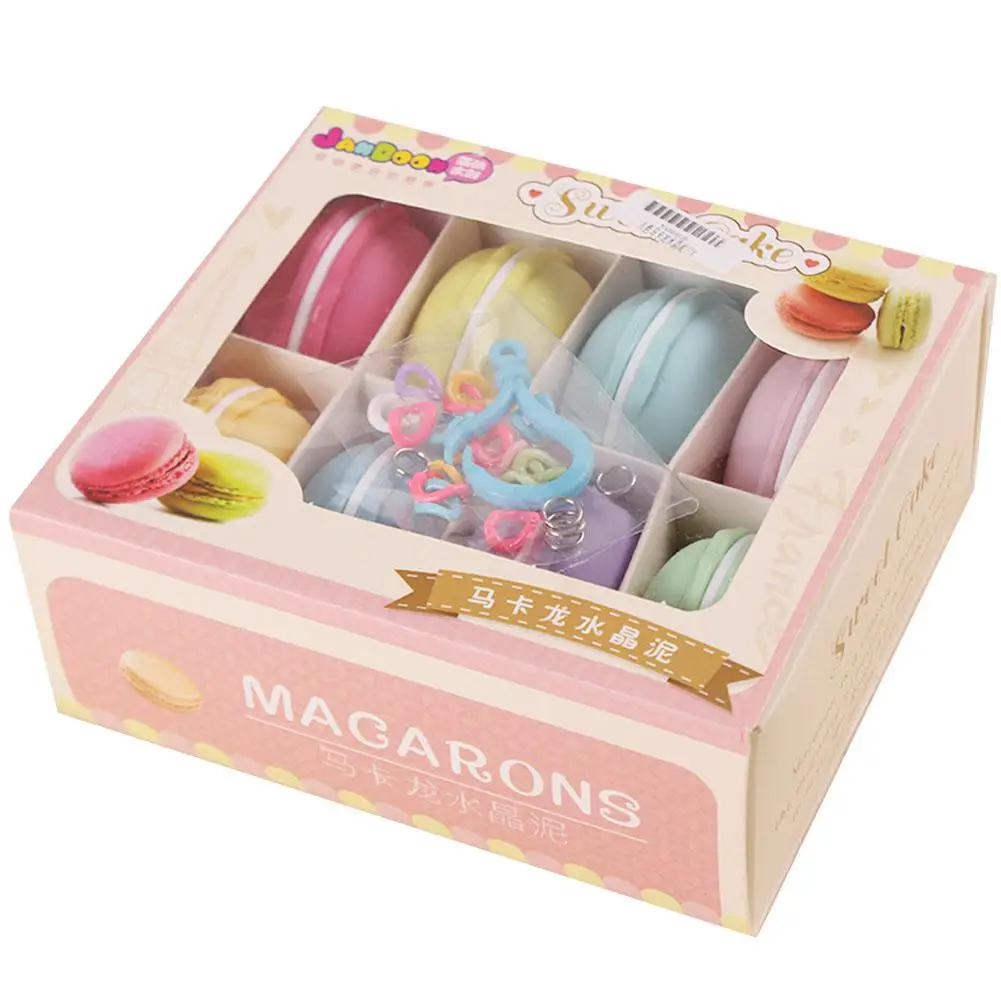 6 or 8pcs/set Squishy Plasticine Colorful Macaron Crystal Slime Toys Blowing Bubbles Anti-stress Funny Mud Kids Gift
6 or 8pcs/set Squishy Plasticine Colorful Macaron Crystal Slime Toys Blowing Bubbles Anti-stress Funny Mud Kids Gift