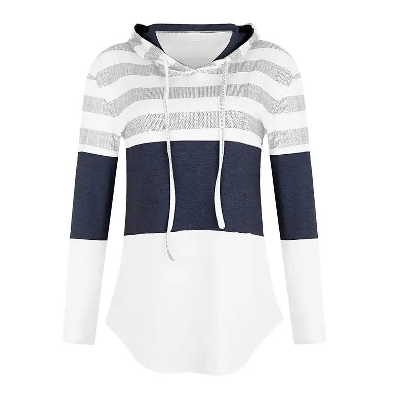 Auutmn 2020 Long Sleeve Striped Hooded Women Tshirt Casual Harajuku Tee Shirt Femme Womens Clothing Y0898A
Auutmn 2020 Long Sleeve Striped Hooded Women Tshirt Casual Harajuku Tee Shirt Femme Womens Clothing Y0898A