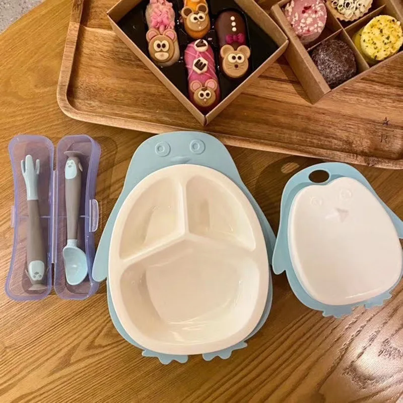 5Pcs/ Set Baby Cartoon Penguin Tableware Children's Dinnerware Set Home Anti-hot Wheat Straw Training Plate Kids Feeding Dishes
5Pcs/ Set Baby Cartoon Penguin Tableware Children's Dinnerware Set Home Anti-hot Wheat Straw Training Plate Kids Feeding Dishes