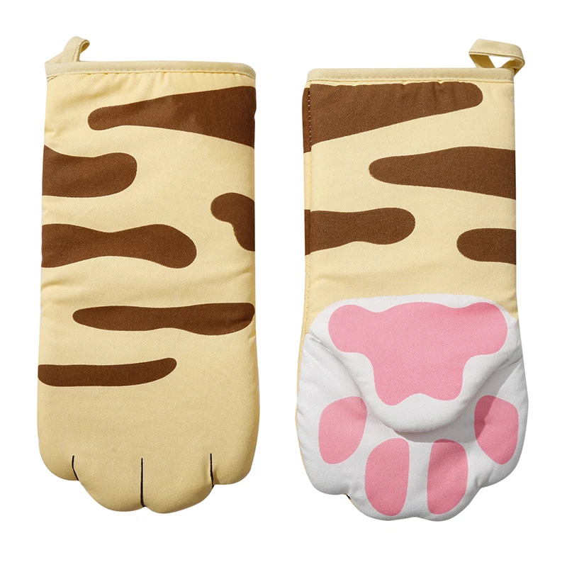 3D Cartoon Cat Paws Oven Mitts Long Cotton Baking Insulation Microwave Heat Resistant Non-slip Gloves Animal Insulation Gloves
3D Cartoon Cat Paws Oven Mitts Long Cotton Baking Insulation Microwave Heat Resistant Non-slip Gloves Animal Insulation Gloves