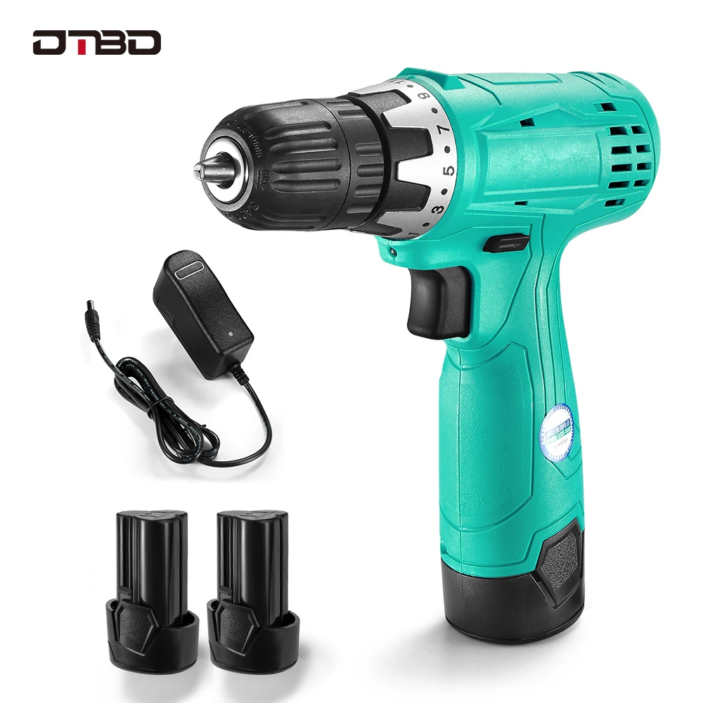 DTBD 12/16V Electric Drill 30NM Cordless Screwdriver 1300mAh Battery Mini Electric Power Screwdriver Drill Set
DTBD 12/16V Electric Drill 30NM Cordless Screwdriver 1300mAh Battery Mini Electric Power Screwdriver Drill Set