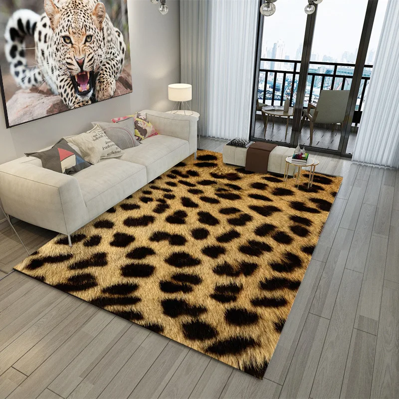 Fashion Creative 3D Leopard / Zebra / Cow /Tiger Pattern Carpet Animal Fur Print Rug Floor Mat for Living Room Area Rugs Carpets
Fashion Creative 3D Leopard / Zebra / Cow /Tiger Pattern Carpet Animal Fur Print Rug Floor Mat for Living Room Area Rugs Carpets