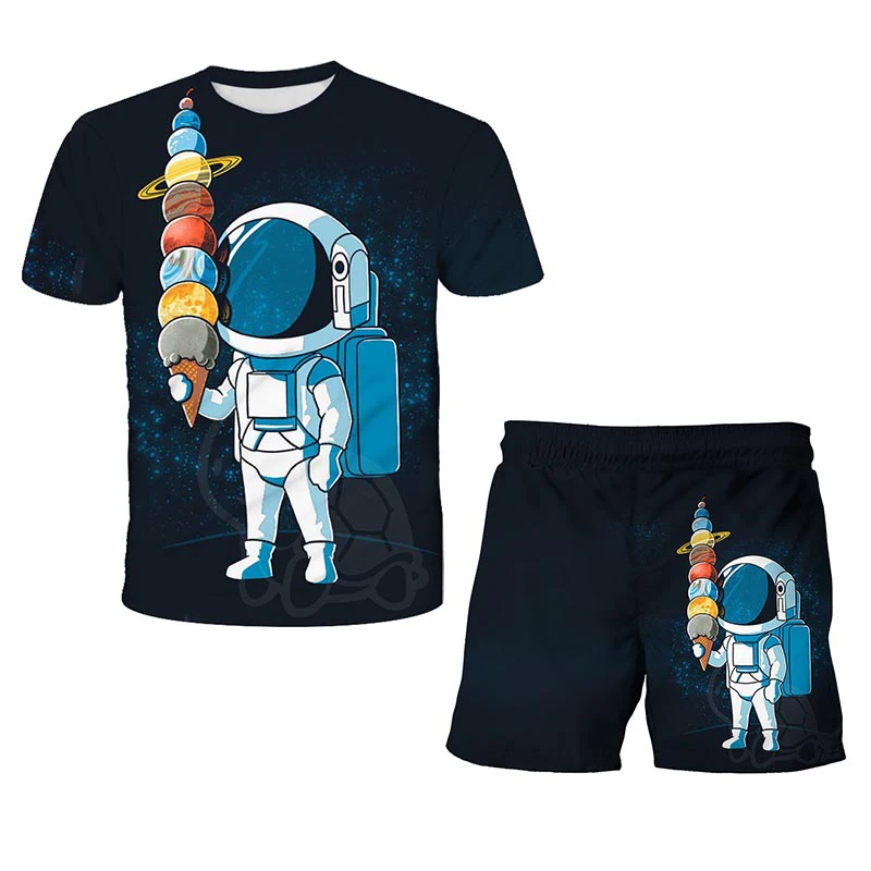 2021 Summer Suit Child Boy Space Astronaut Image 3D Printing Casual Street School Style Suit Clothing Jacket + Shorts 2 Pieces
2021 Summer Suit Child Boy Space Astronaut Image 3D Printing Casual Street School Style Suit Clothing Jacket + Shorts 2 Pieces