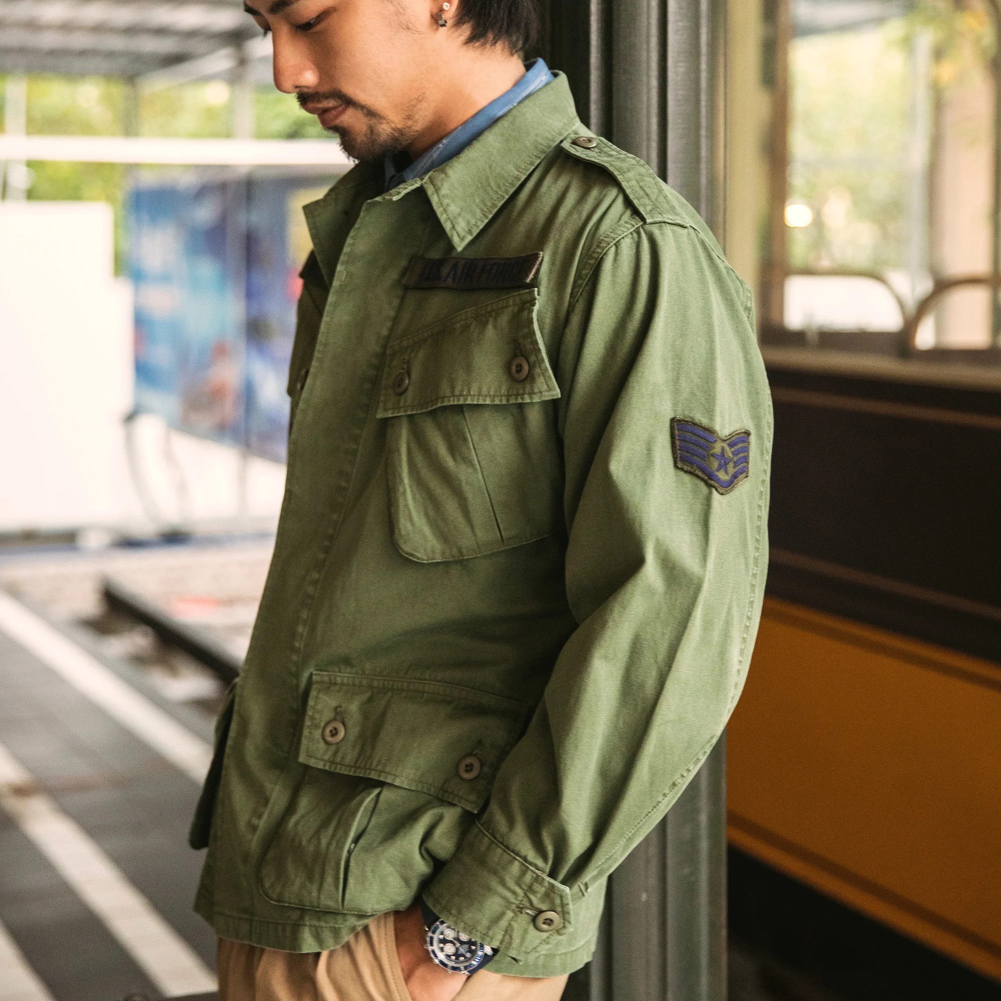 RTTCU Big Size Vintage Loose Fitting Cotton Fabric US Army TCU JacketRead Description And Measurement Chart Before Order
RTTCU Big Size Vintage Loose Fitting Cotton Fabric US Army TCU JacketRead Description And Measurement Chart Before Order
