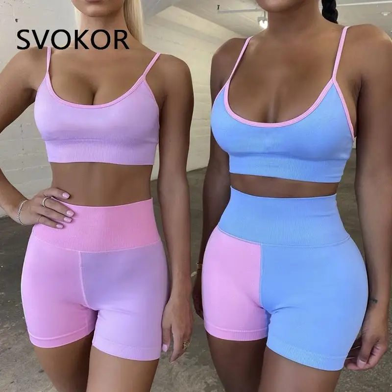 SVOKOR 2Pcs/set Seamless Sports Sets Women Gym Bra and Hight Waist Leggings Push Up Femme Fitness Crop Tops Workout Suit Elastic
SVOKOR 2Pcs/set Seamless Sports Sets Women Gym Bra and Hight Waist Leggings Push Up Femme Fitness Crop Tops Workout Suit Elastic