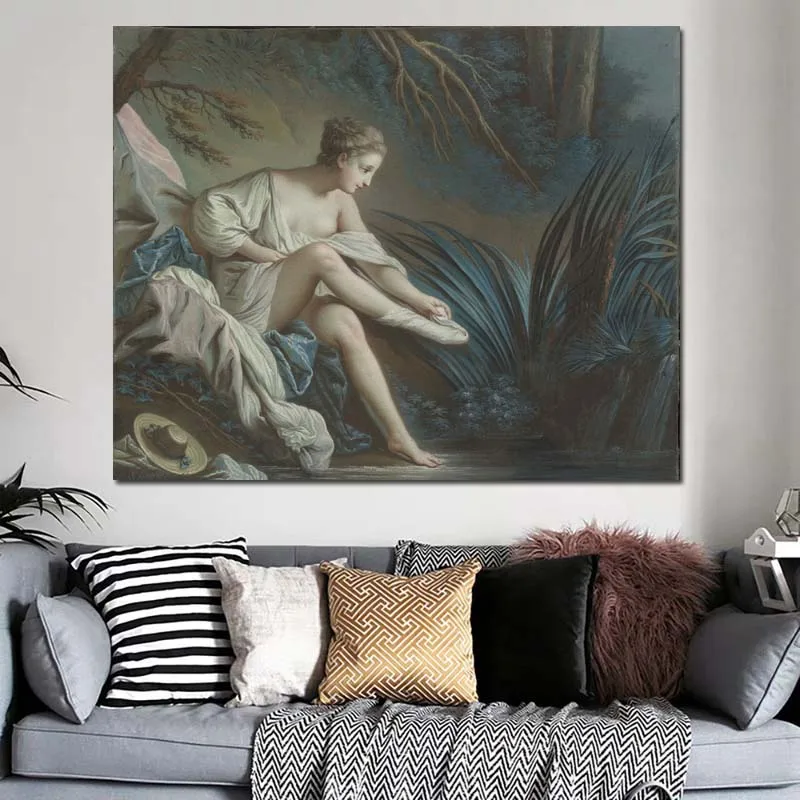 Francois Boucher Nymph Bathing Wall Art Canvas Painting Posters Prints Modern Painting Wall Pictures For Living Room Home Decor
Francois Boucher Nymph Bathing Wall Art Canvas Painting Posters Prints Modern Painting Wall Pictures For Living Room Home Decor