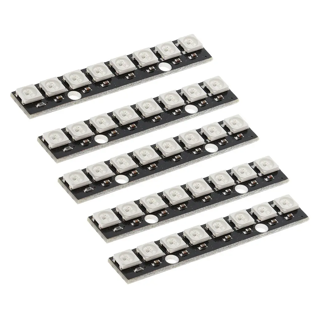 Светодиодная макетная плата WS2812 5050 RGB со встроенным электрическим модулем, 5 шт.
Светодиодная макетная плата WS2812 5050 RGB со встроенным электрическим модулем, 5 шт.