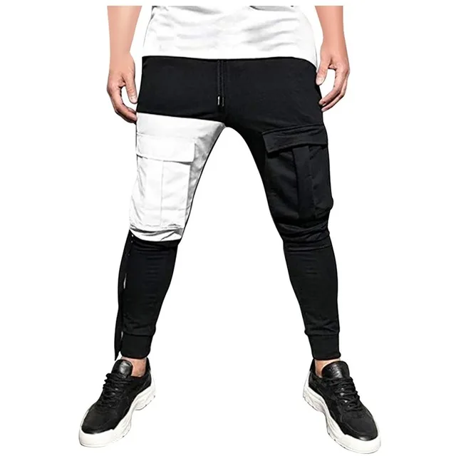 Cotton Mens Long Color Block Street Patchwork Zippers Elastic Hip Pop Casual Pencil Pant Sweatpants Trousers Jogger Pants 
Cotton Mens Long Color Block Street Patchwork Zippers Elastic Hip Pop Casual Pencil Pant Sweatpants Trousers Jogger Pants