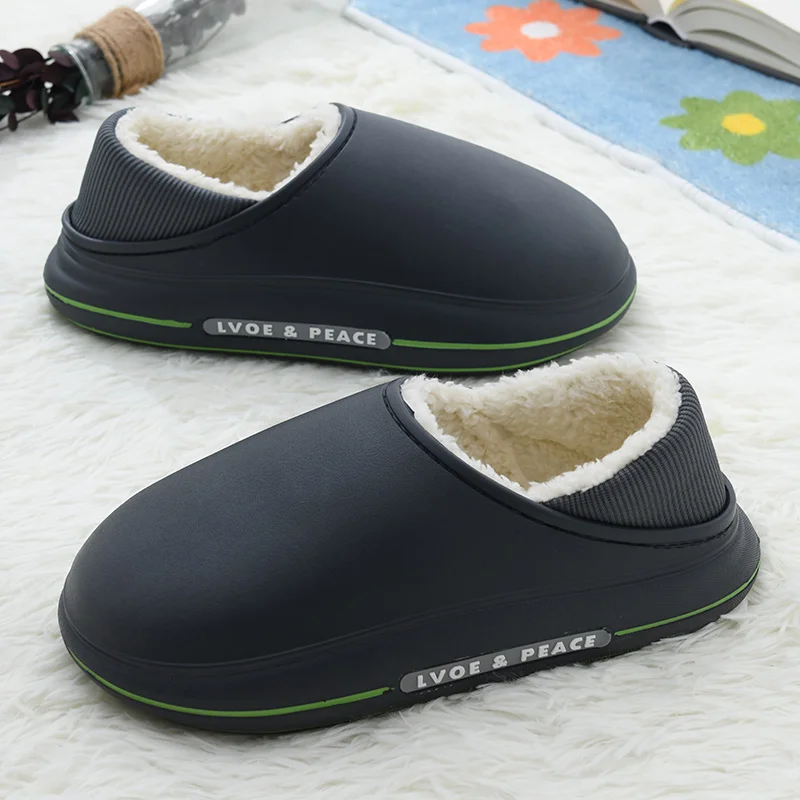Winter New Non-slip Home Cotton Shoes Skin-Friendly Plush Warm Fur Slidas Elastic Sponge Heel Couple Slippers Lovers Size 35-45
Winter New Non-slip Home Cotton Shoes Skin-Friendly Plush Warm Fur Slidas Elastic Sponge Heel Couple Slippers Lovers Size 35-45