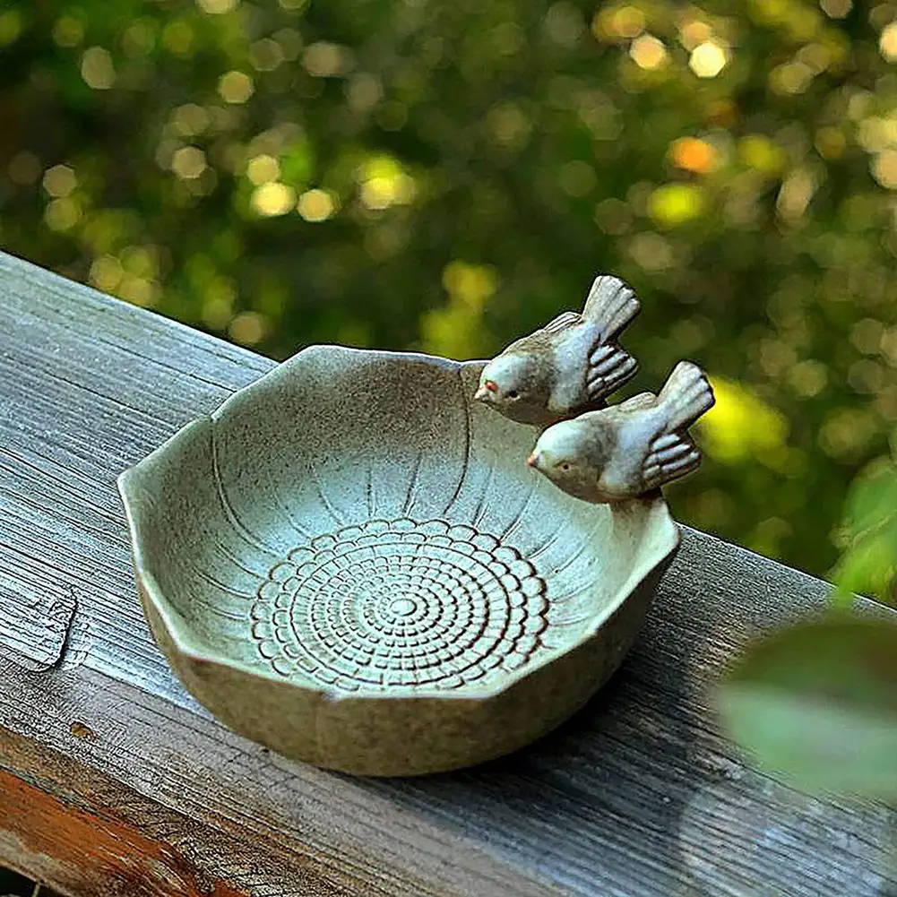 Bird Feeder Ceramic Bird Nest Bird Basin Creative Food Holder Household Bird Feeder for Pet Bird Home Garden Decor
Bird Feeder Ceramic Bird Nest Bird Basin Creative Food Holder Household Bird Feeder for Pet Bird Home Garden Decor
