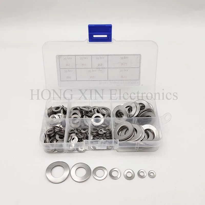 300Pcs 7-Size Metric 304 Stainless Steel Wave Spring Washer Assortment Kit- M3 M4 M5 M6 M8 M10 M12
300Pcs 7-Size Metric 304 Stainless Steel Wave Spring Washer Assortment Kit- M3 M4 M5 M6 M8 M10 M12