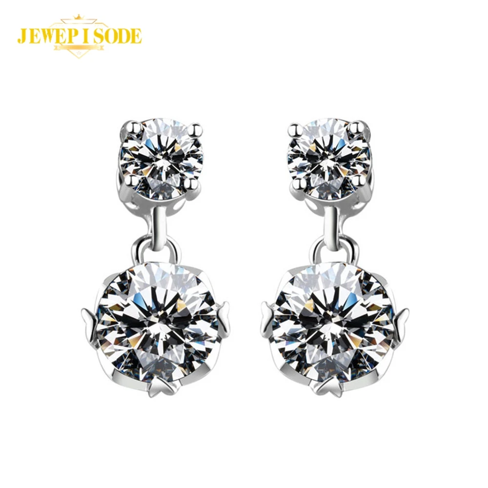 Jewepisode Solid Silver 925 Jewlery Lab Diamond AAA Zircon Wedding Engagement Dangle Drop Earrings for Women Wholesale Gifts
Jewepisode Solid Silver 925 Jewlery Lab Diamond AAA Zircon Wedding Engagement Dangle Drop Earrings for Women Wholesale Gifts