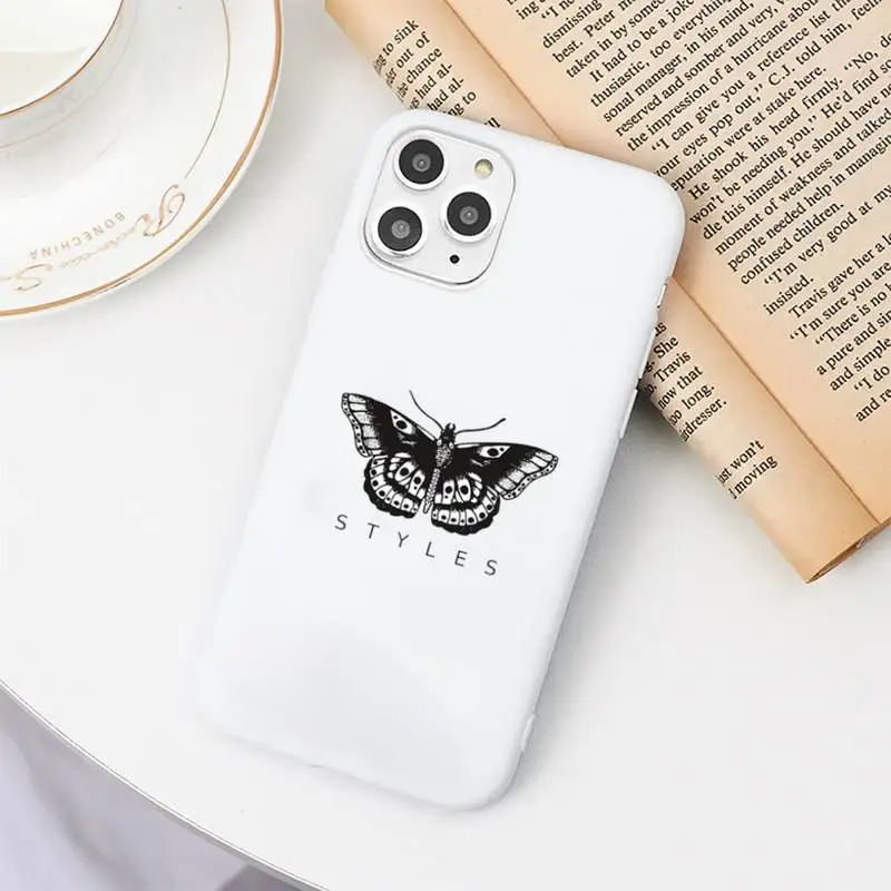 

Aesthetics harry styles Phone Case Candy Color White for iPhone 11 pro XS MAX 8 7 6 6S Plus X 5S SE 2020 XR