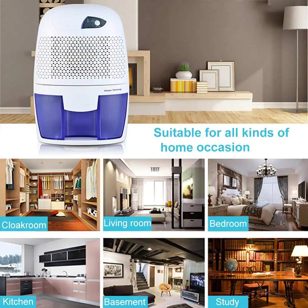 Mini Air Dryer Moisture Dehumidifier Absorber Electric Air Cooling Dryer with 500ML Water Tank for Home Bedroom Kitchen Office
Mini Air Dryer Moisture Dehumidifier Absorber Electric Air Cooling Dryer with 500ML Water Tank for Home Bedroom Kitchen Office