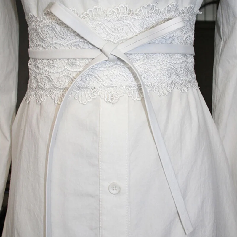 Popular Wide Corset Lace Belt For Women Women Wedding Dress Waist Band Bowknot Weaving Belt Boho Waist Band
Popular Wide Corset Lace Belt For Women Women Wedding Dress Waist Band Bowknot Weaving Belt Boho Waist Band