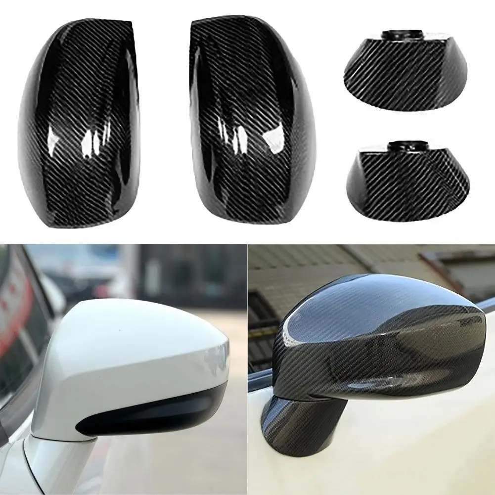 4Pcs Rear View Mirror Cover Durable Anti-scratch Black Carbon Fiber Wing Mirror Trim for Nissan GT-R35 2008-2016
4Pcs Rear View Mirror Cover Durable Anti-scratch Black Carbon Fiber Wing Mirror Trim for Nissan GT-R35 2008-2016