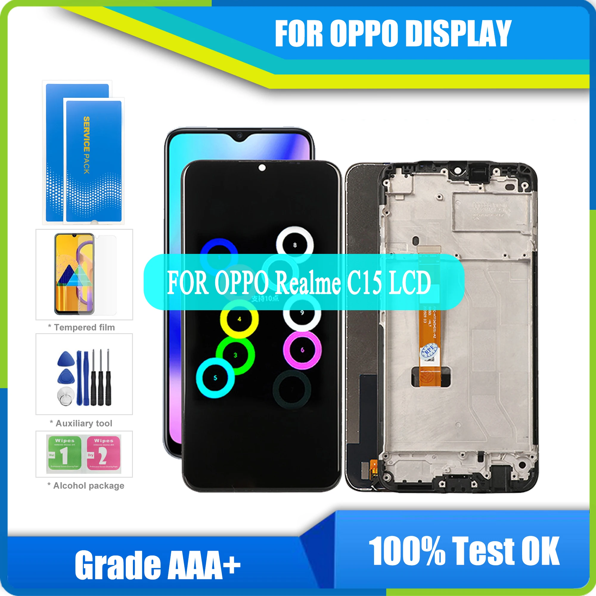 LCD for Realme C11 RMX2185 LCD Display mit Rahmen Digitizer 10 Touch Punkte Bildschirm Ersatz for OPPO Realme C11 C 11 6,5 zoll
LCD for Realme C11 RMX2185 LCD Display mit Rahmen Digitizer 10 Touch Punkte Bildschirm Ersatz for OPPO Realme C11 C 11 6,5 zoll