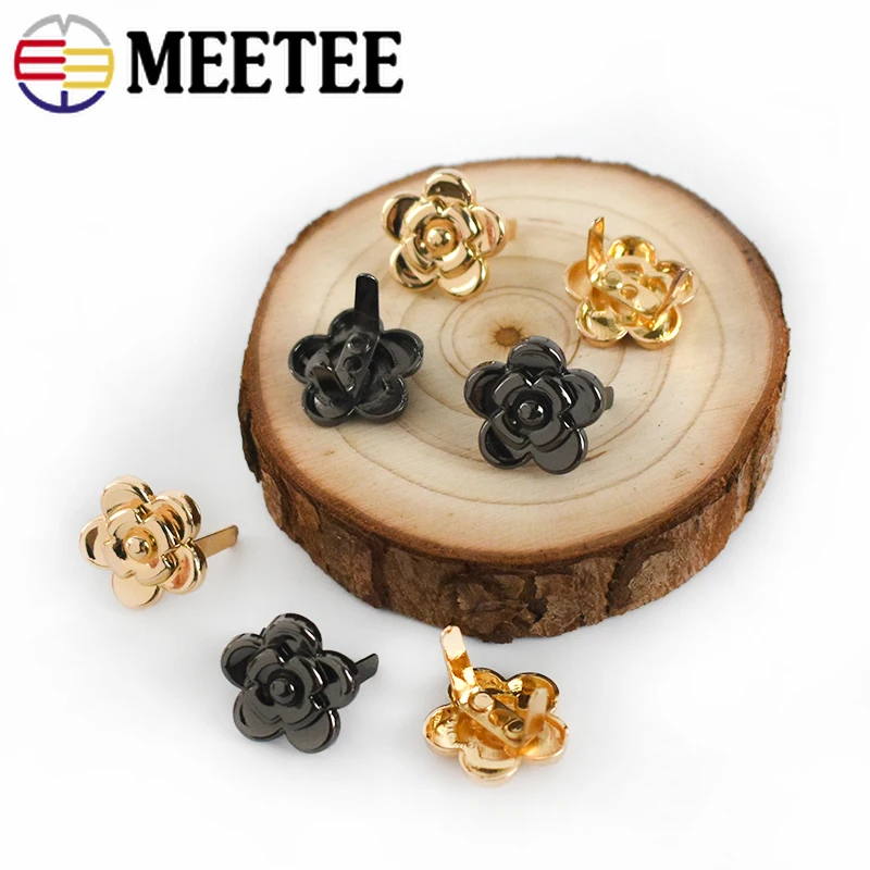 Meetee 30/50pcs 12mm Metal Flower Decorative Clasp Rivet Nail Pin Buckle DIY Webbing Clip Hook Nipple Clamp Buckles Accessories
Meetee 30/50pcs 12mm Metal Flower Decorative Clasp Rivet Nail Pin Buckle DIY Webbing Clip Hook Nipple Clamp Buckles Accessories