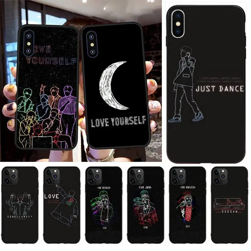 PENGHUWAN Love Yourself Art Phone Case Cover for iPhone 11 pro XS MAX 8 7 6 6S Plus X 5S SE XR case 
PENGHUWAN Love Yourself Art Phone Case Cover for iPhone 11 pro XS MAX 8 7 6 6S Plus X 5S SE XR case