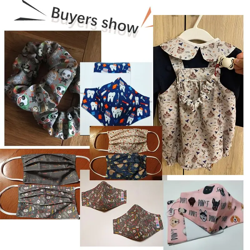 IBOWS Polyester Cotton Fabric Cartoon Animals dense Printed Cloth Sewing Garment Home Textile Patchwork Supplies 45*145cm/pc
IBOWS Polyester Cotton Fabric Cartoon Animals dense Printed Cloth Sewing Garment Home Textile Patchwork Supplies 45*145cm/pc