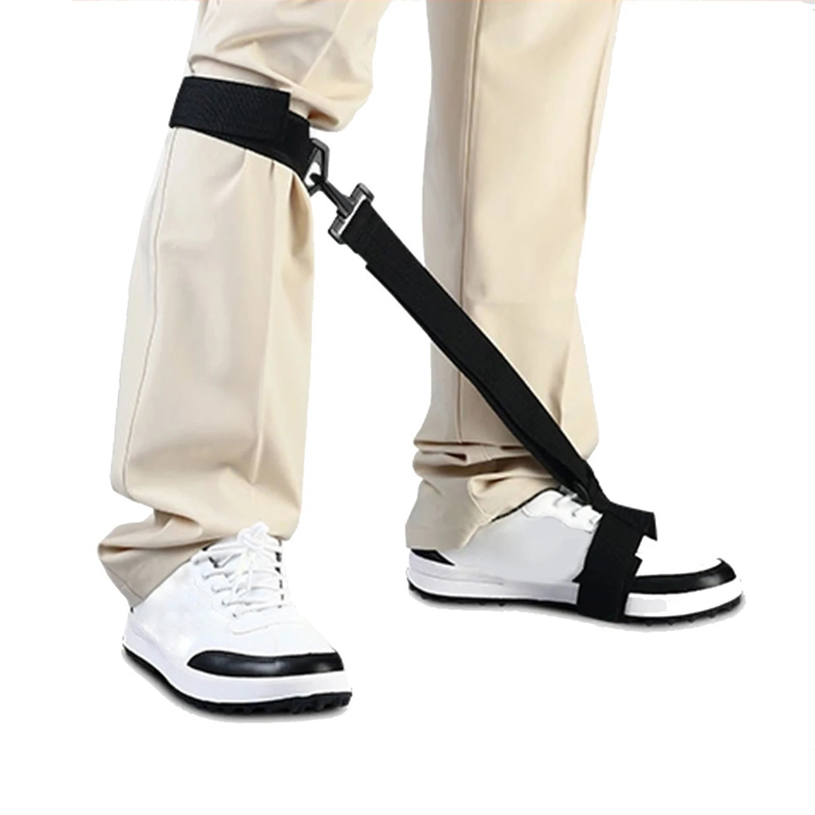 

Professional Golf Swing Trainer Leg Foot Band Posture Correcting Belt Gesture Alignment Training Aid for Practicing
