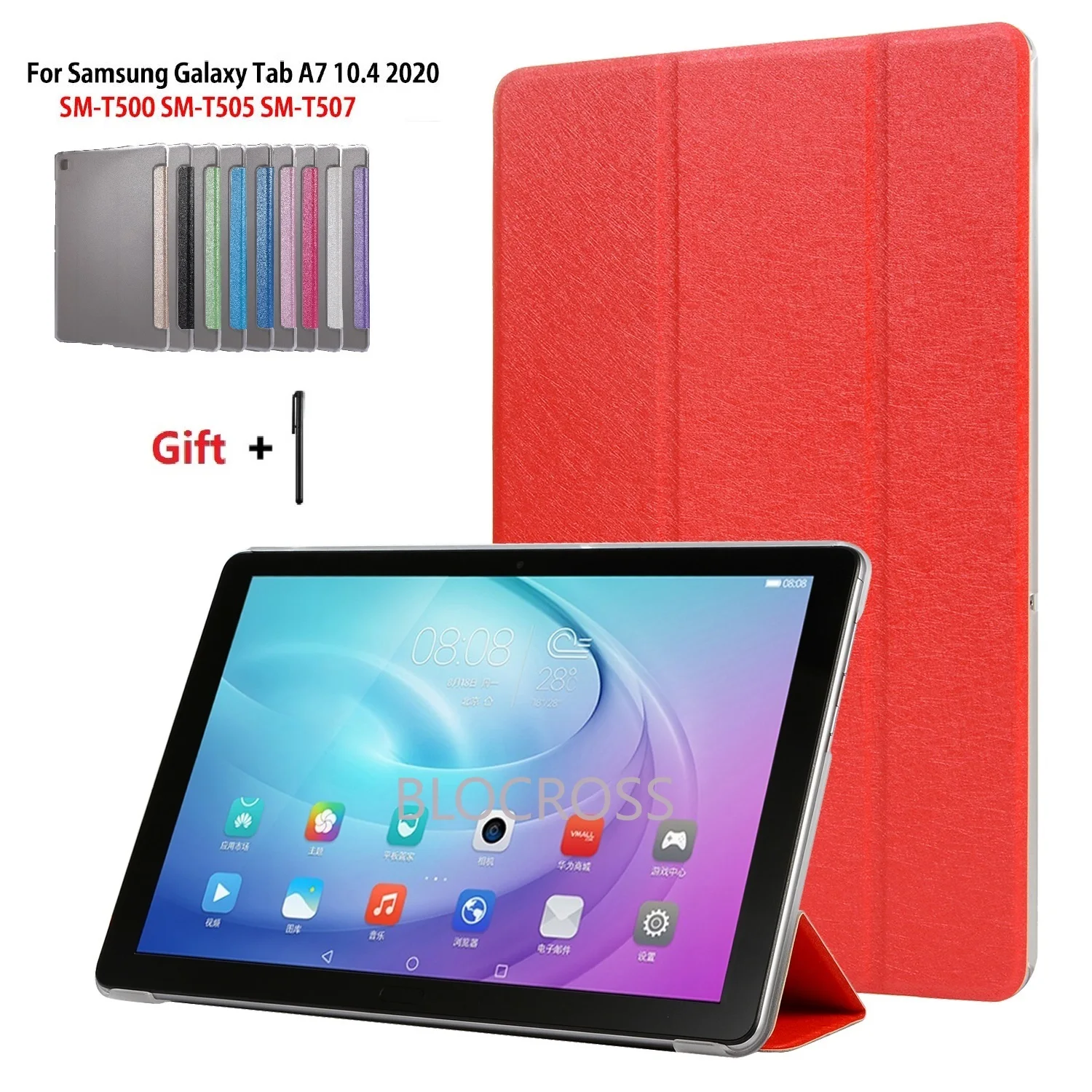 For 2020 New Galaxy Tab A7 10.4 SM-T500 T505 Case Funda PU Leather Stand Case for Samsung Galaxy Tab A 10.1'' T510 T515 Tablet
For 2020 New Galaxy Tab A7 10.4 SM-T500 T505 Case Funda PU Leather Stand Case for Samsung Galaxy Tab A 10.1'' T510 T515 Tablet