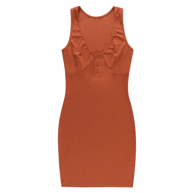 ROPALIA Summer Sleeveless Bodycon Dress Women Knitted Dresses Sexy Deep V-Neck Knee-length Dresses 
ROPALIA Summer Sleeveless Bodycon Dress Women Knitted Dresses Sexy Deep V-Neck Knee-length Dresses