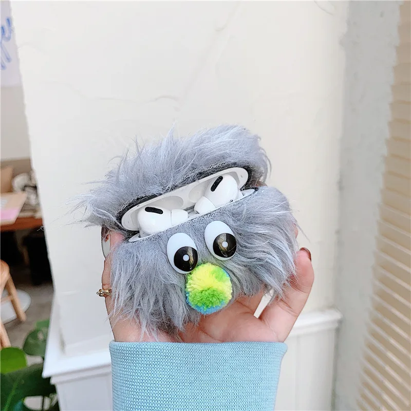 For Airpods 1/2 Case,Cute Plush Monster Case For Airpods Case Soft Plush Earphone Headphone Cover For Airpods Pro Case Cover
For Airpods 1/2 Case,Cute Plush Monster Case For Airpods Case Soft Plush Earphone Headphone Cover For Airpods Pro Case Cover