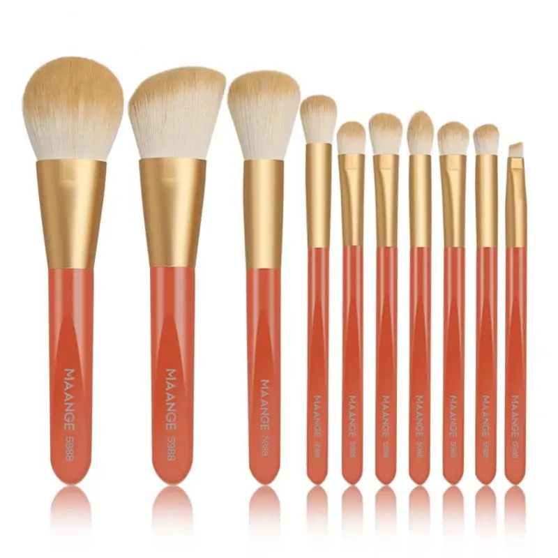 10pcs MAANGE Professional Makeup Brushes Set Eye Shadow Foundation Powder Eyeliner Eyelash Lip MakeUp Brush Cosmetic Beauty Tool
10pcs MAANGE Professional Makeup Brushes Set Eye Shadow Foundation Powder Eyeliner Eyelash Lip MakeUp Brush Cosmetic Beauty Tool