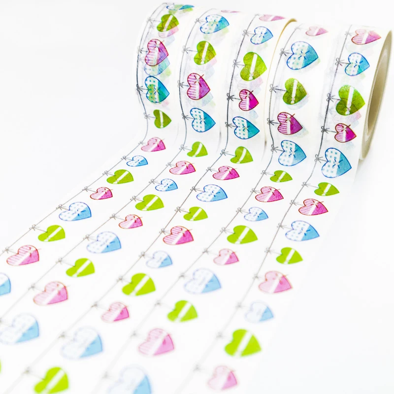 Color Love Washi Tape Set Masking Paper Tape Sticky Decorative DIY Office Stationery Scrapbook 1PCS 
Color Love Washi Tape Set Masking Paper Tape Sticky Decorative DIY Office Stationery Scrapbook 1PCS