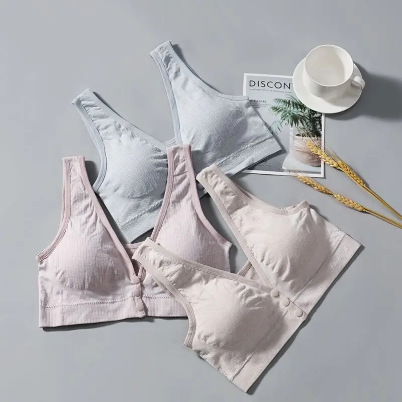 Front Button Breastfeeding Bra Circumference Pregnant Women Breastfeeding Underwear Women No Steel Ring Threaded Cotton Vest
Front Button Breastfeeding Bra Circumference Pregnant Women Breastfeeding Underwear Women No Steel Ring Threaded Cotton Vest