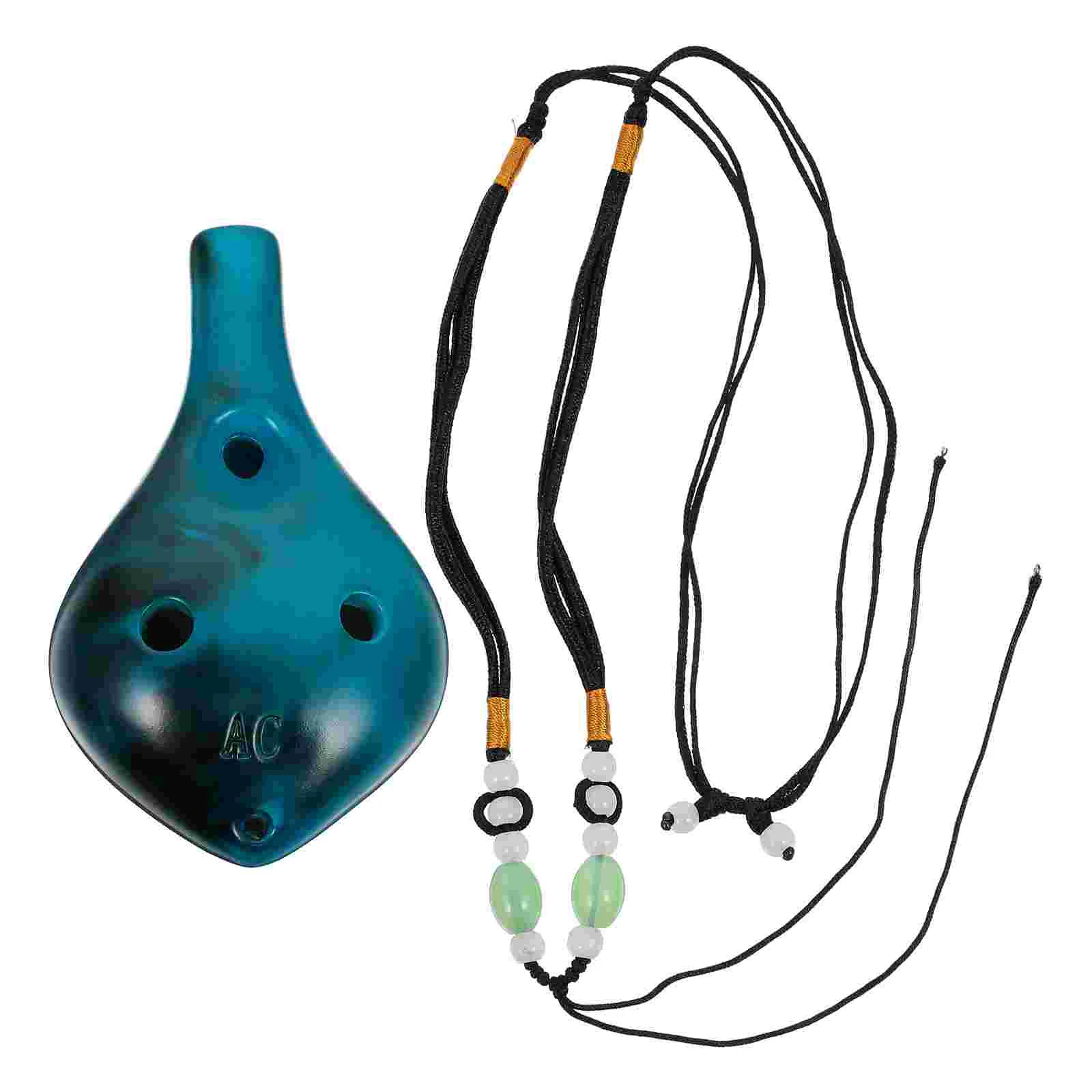 1Pc Portable 6 Holes Dolomite Ocarina Musical Instrument with Rope and Bag (Blue)
1Pc Portable 6 Holes Dolomite Ocarina Musical Instrument with Rope and Bag (Blue)