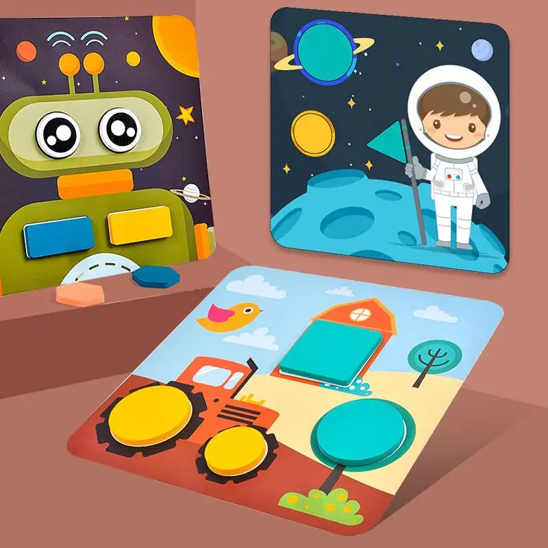 Деревянные игрушки Монтессори, детские головоломки в форме мультфильма, сосредоточенные на тренировках для ребенка, Игрушки для раннего ра...
Деревянные игрушки Монтессори, детские головоломки в форме мультфильма, сосредоточенные на тренировках для ребенка, Игрушки для раннего ра...