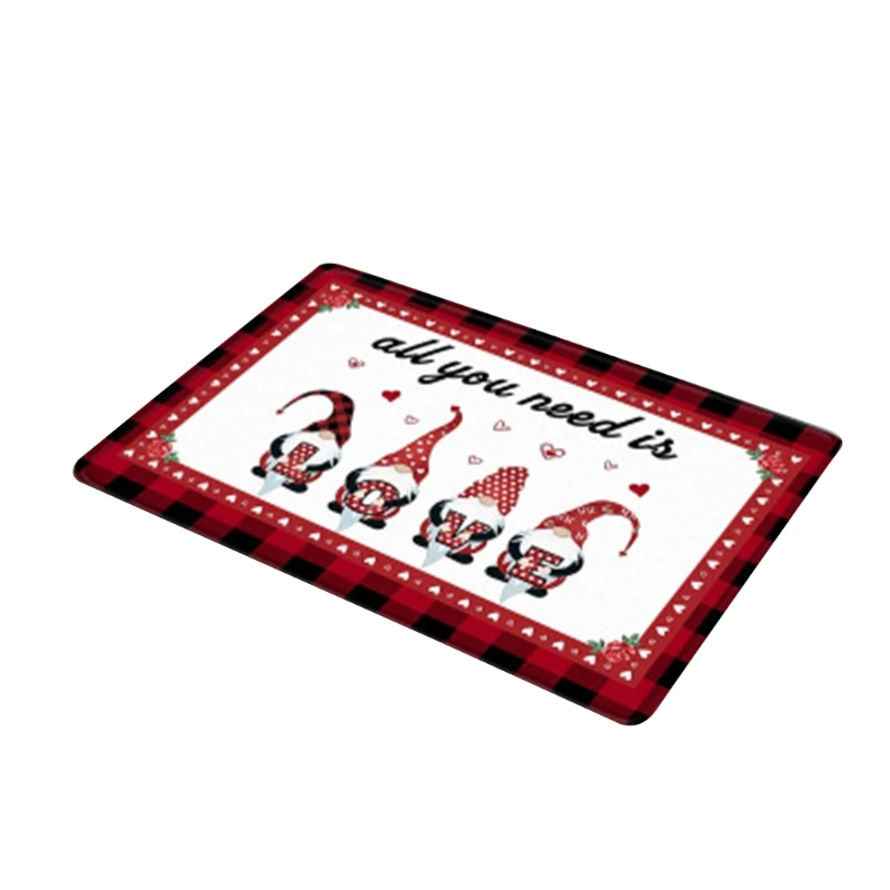 Valentine's Day Love Theme Faceless Gnome Doll Printing Doormat Rectangular Floor Mat Non-Slip Rug Carpet for Bathroom K
Valentine's Day Love Theme Faceless Gnome Doll Printing Doormat Rectangular Floor Mat Non-Slip Rug Carpet for Bathroom K
