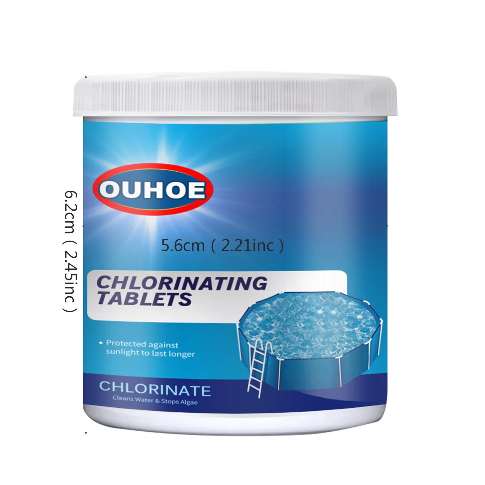 180g / Bottle Swimming Pool Cleaning Multi Use Clarifier Swimming Tablets Pool Effervescent Multifunction Tablets 
180g / Bottle Swimming Pool Cleaning Multi Use Clarifier Swimming Tablets Pool Effervescent Multifunction Tablets