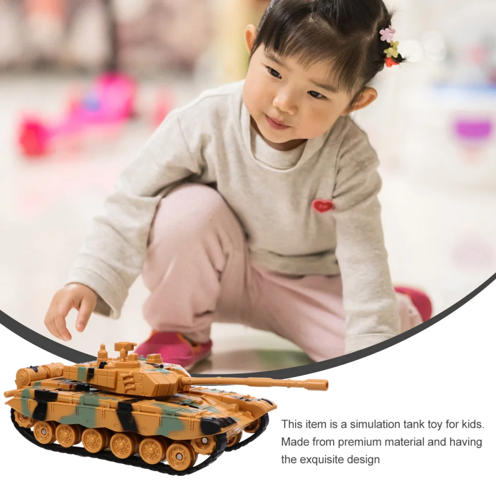 Children Model Emulation Tank Model (Camouflage Yellow)
Children Model Emulation Tank Model (Camouflage Yellow)