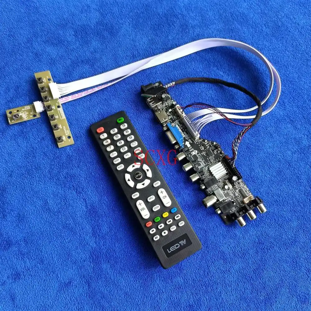 Screen controller board LCD LED 40 Pin LVDS Kit Digital signal 1366*768 Fit LTN116AT01/LTN116AT04 DVB AV VGA USB HDMI-compatible
Screen controller board LCD LED 40 Pin LVDS Kit Digital signal 1366*768 Fit LTN116AT01/LTN116AT04 DVB AV VGA USB HDMI-compatible