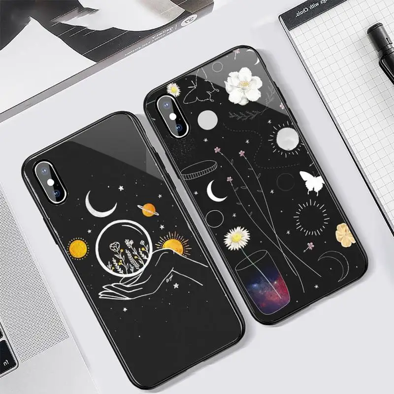 Moon art painting flower Phone Case Tempered glass For iphone 6 7 8 plus X XS XR 11 12 13 PRO MAX mini
Moon art painting flower Phone Case Tempered glass For iphone 6 7 8 plus X XS XR 11 12 13 PRO MAX mini