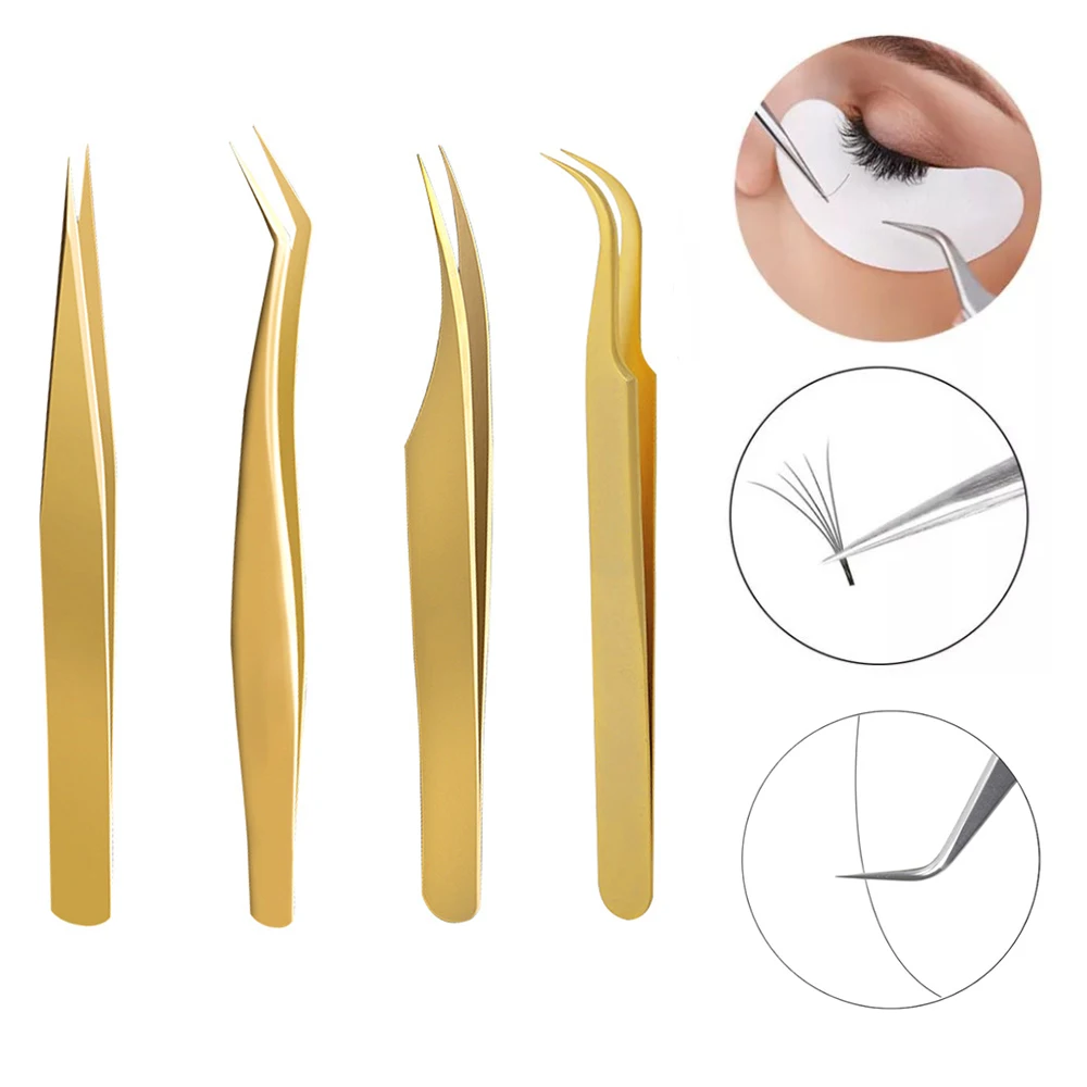 Eyelash Tweezers Lash Extension Supplies Tweezer Applicator Stainless Steel Volume Sticker Eyebrow Lash Tweezers Makeup Tools
Eyelash Tweezers Lash Extension Supplies Tweezer Applicator Stainless Steel Volume Sticker Eyebrow Lash Tweezers Makeup Tools