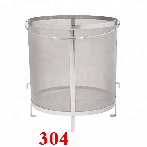 304 Stainless Steel Beer Wine House Home Brew Filter Basket Strainer Barware Bar Tools Filter Bag for Jelly Jams Homebrew Barrel 
304 Stainless Steel Beer Wine House Home Brew Filter Basket Strainer Barware Bar Tools Filter Bag for Jelly Jams Homebrew Barrel